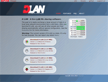 Tablet Screenshot of d-lan.net